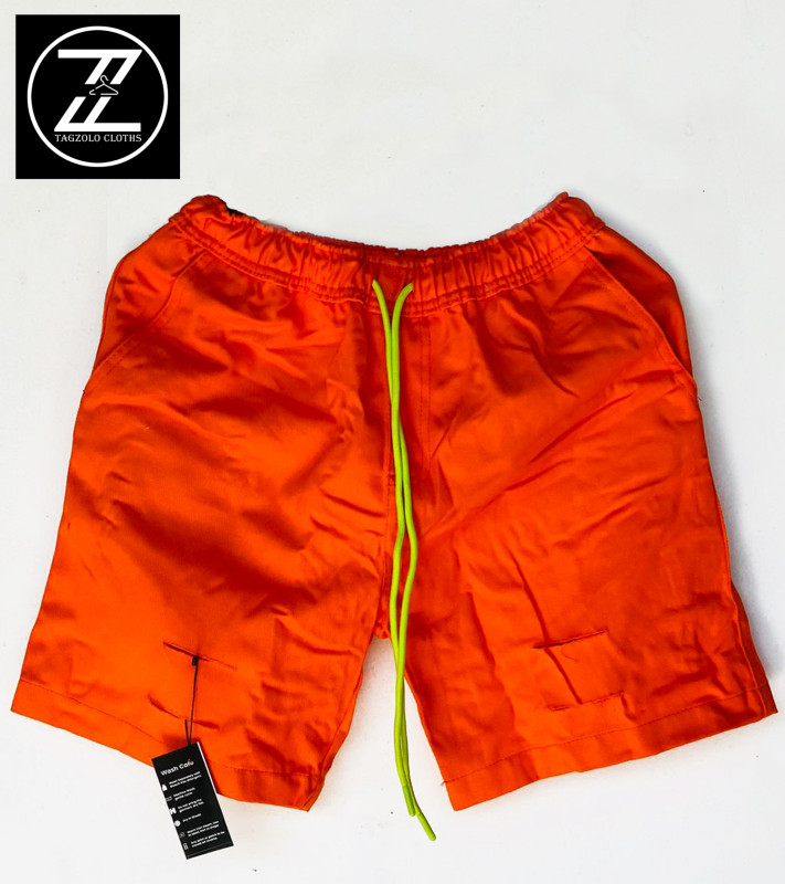 Tagzolo Male Short Orange Patch
